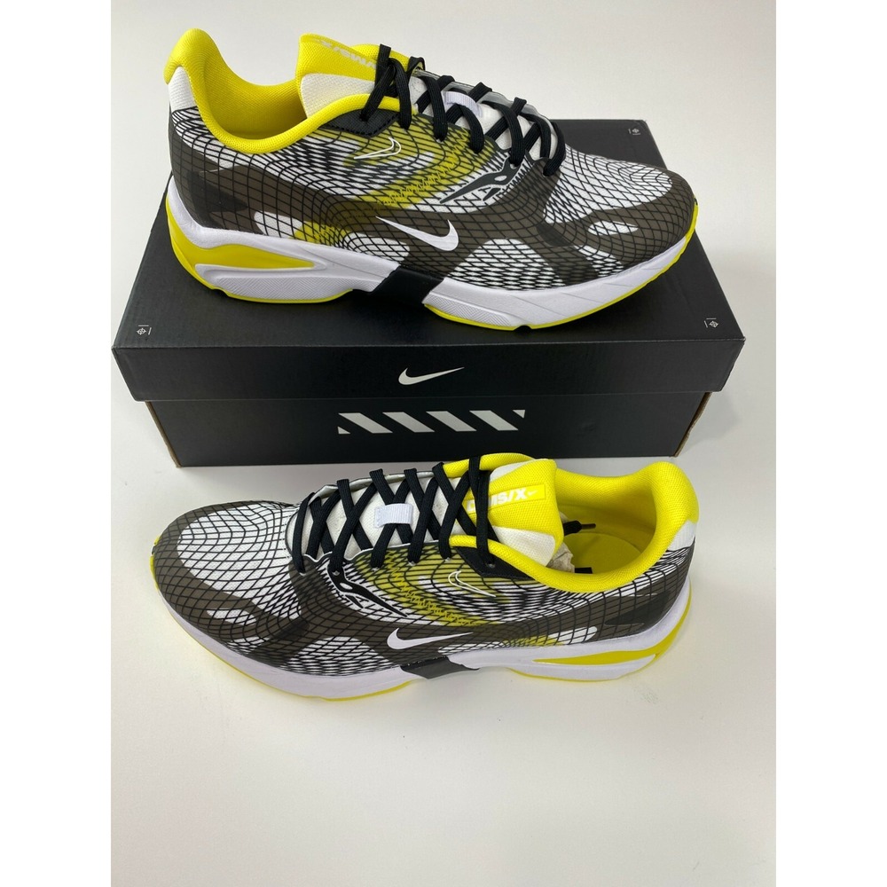 Nike Men's Ghostswift Running Shoes Size 10 White Black Yellow D/MS/X NEW